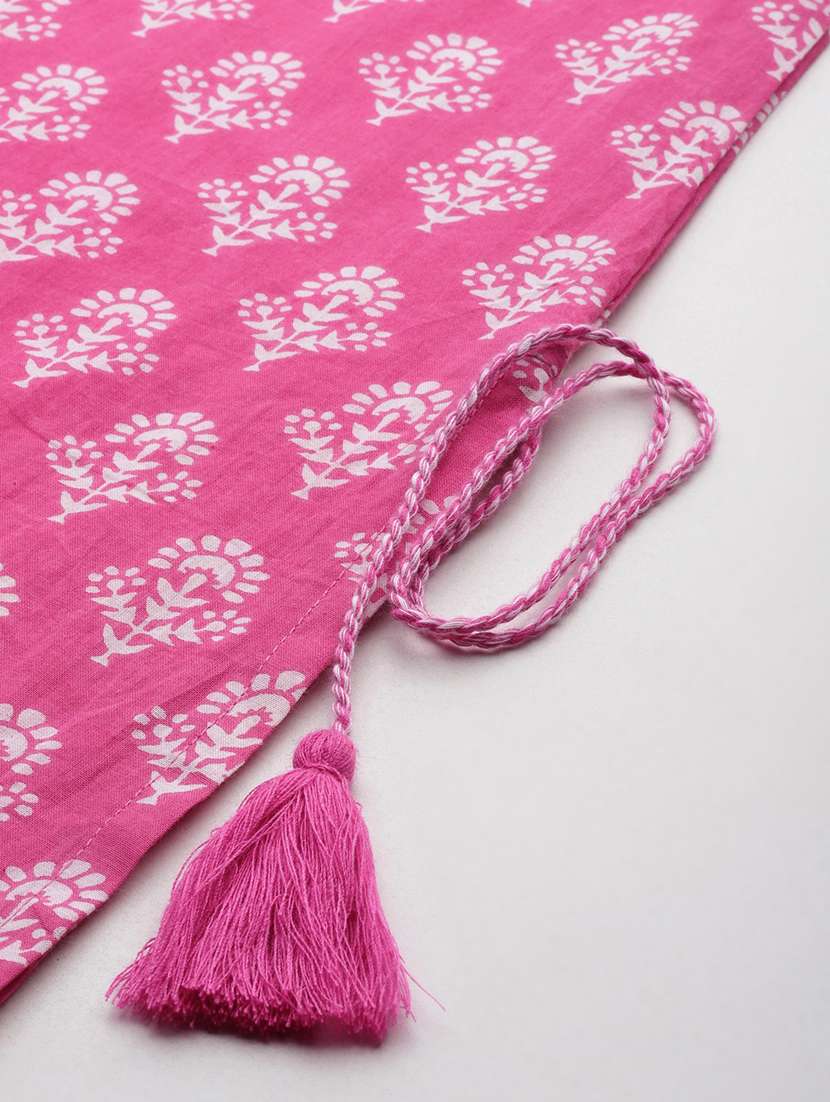 women three quarter sleeve kurta pant with dupatta set - 19944888 -  Standard Image - 5