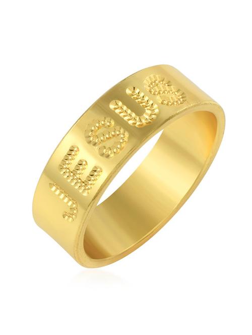 unisex gold plated finger ring - 19945310 -  Standard Image - 0