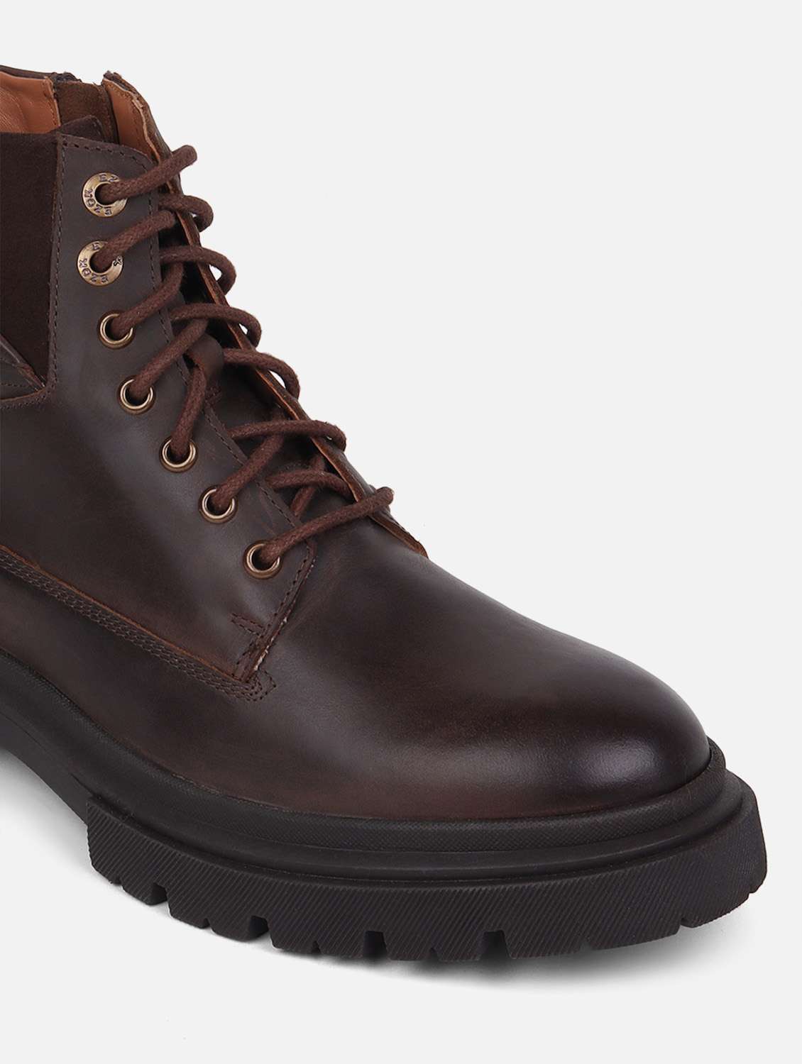 men brown lace up boots - 19945377 -  Standard Image - 3