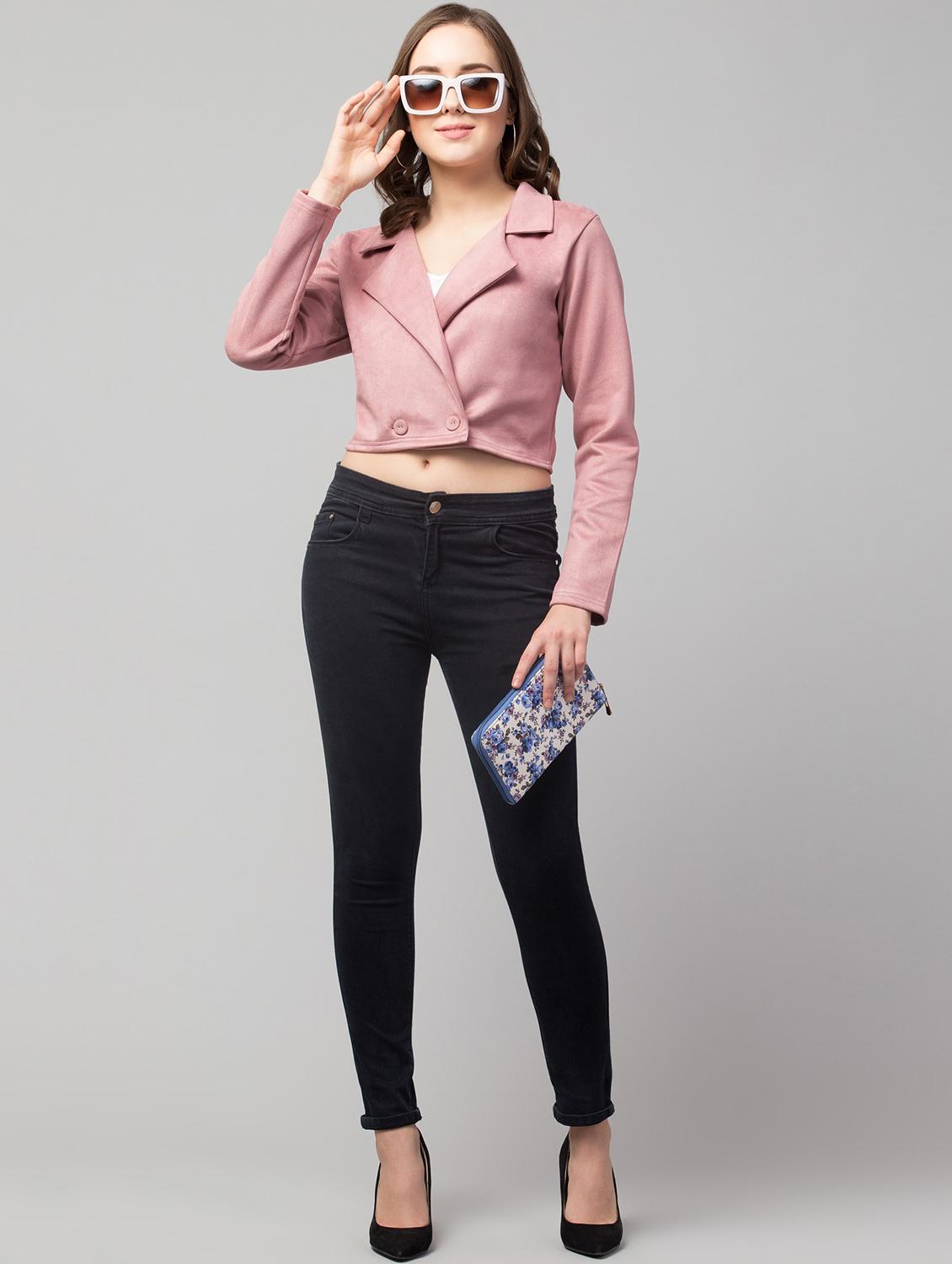 spread collar solid regular jacket - 19945483 - Standard Image - 3