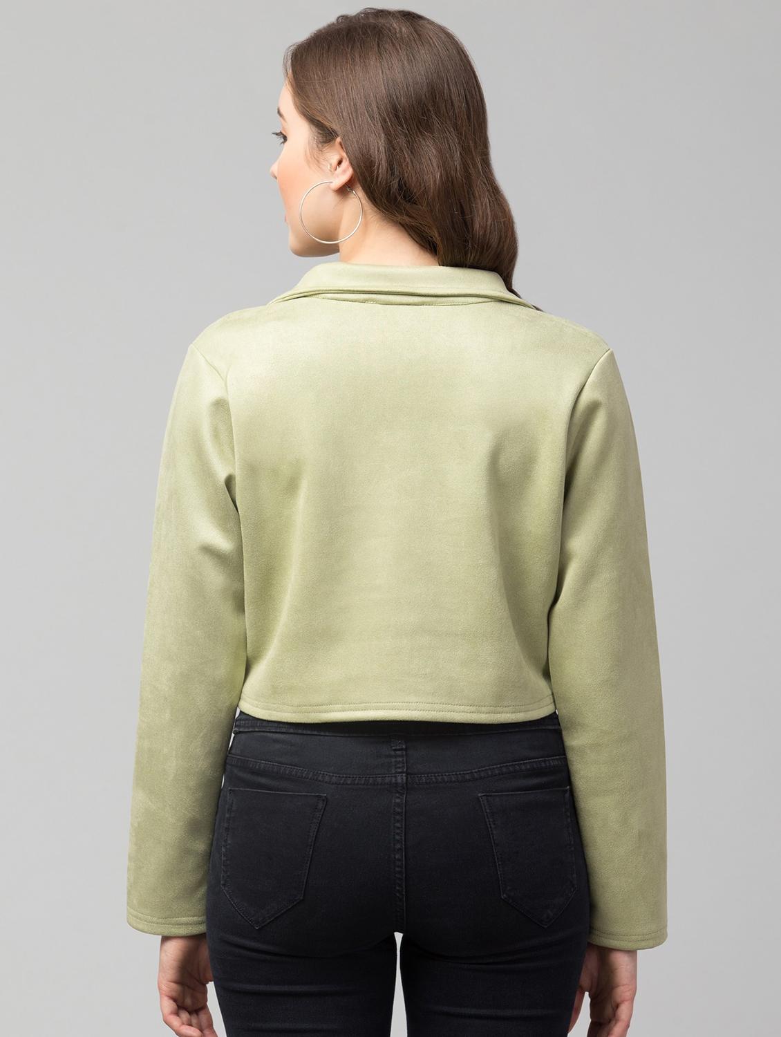 spread collar solid regular jacket - 19945485 - Standard Image - 3
