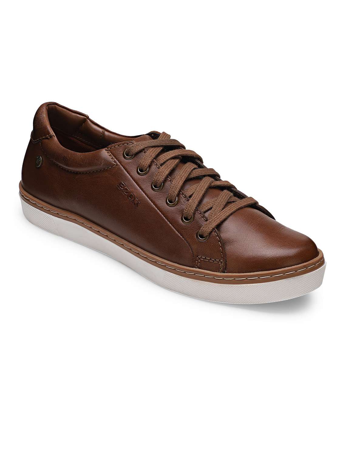 men brown lace up sneaker