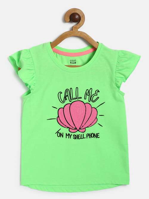 girls round neck top - 19945749 -  Standard Image - 0