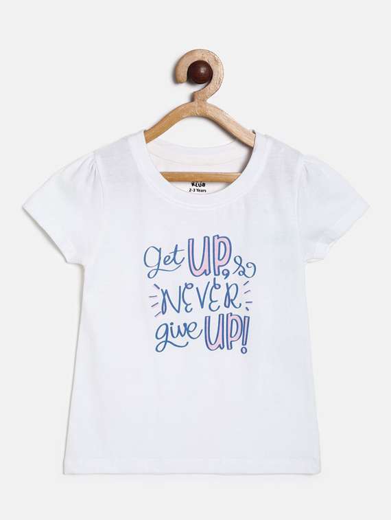girls crew neck top - 19945754 -  Zoom Image - 0