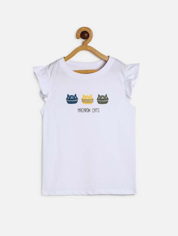 girls round neck top