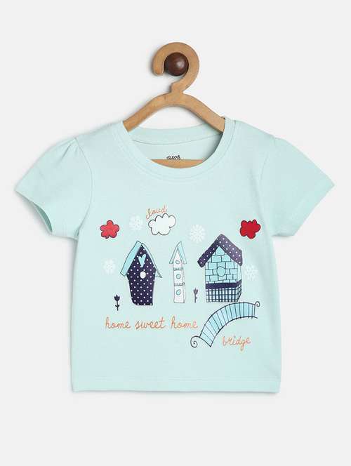 girls printed cotton top - 19945865 - Standard Image - 0