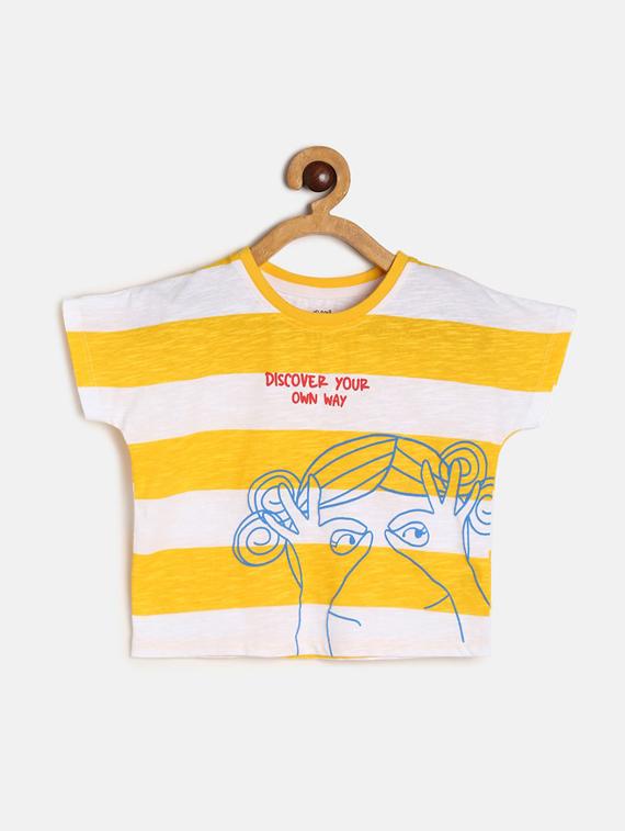 girls round neck top - 19945873 -  Zoom Image - 0