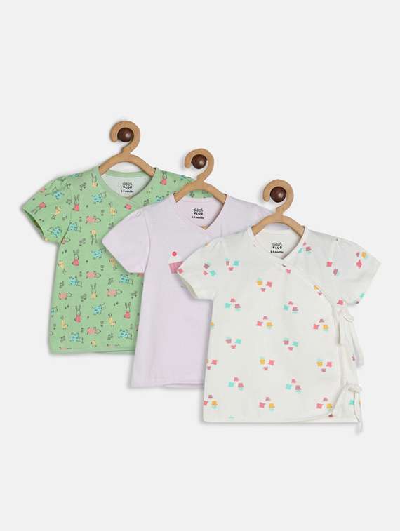 girls printed cotton top combo - 19945888 - Zoom Image - 0
