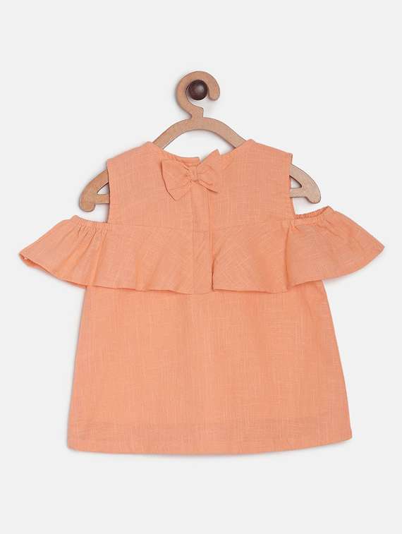 girls round neck top - 19946102 -  Zoom Image - 0