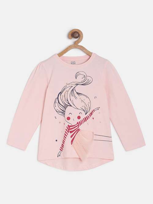 girls round neck top - 19946136 -  Standard Image - 0
