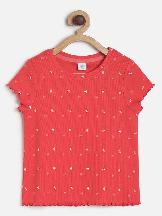 girls round neck top