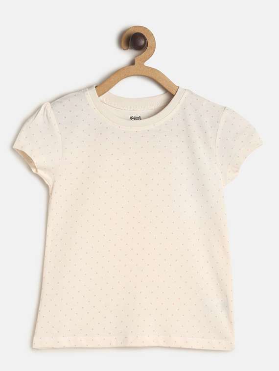 girls crew neck top - 19946234 - Zoom Image - 0