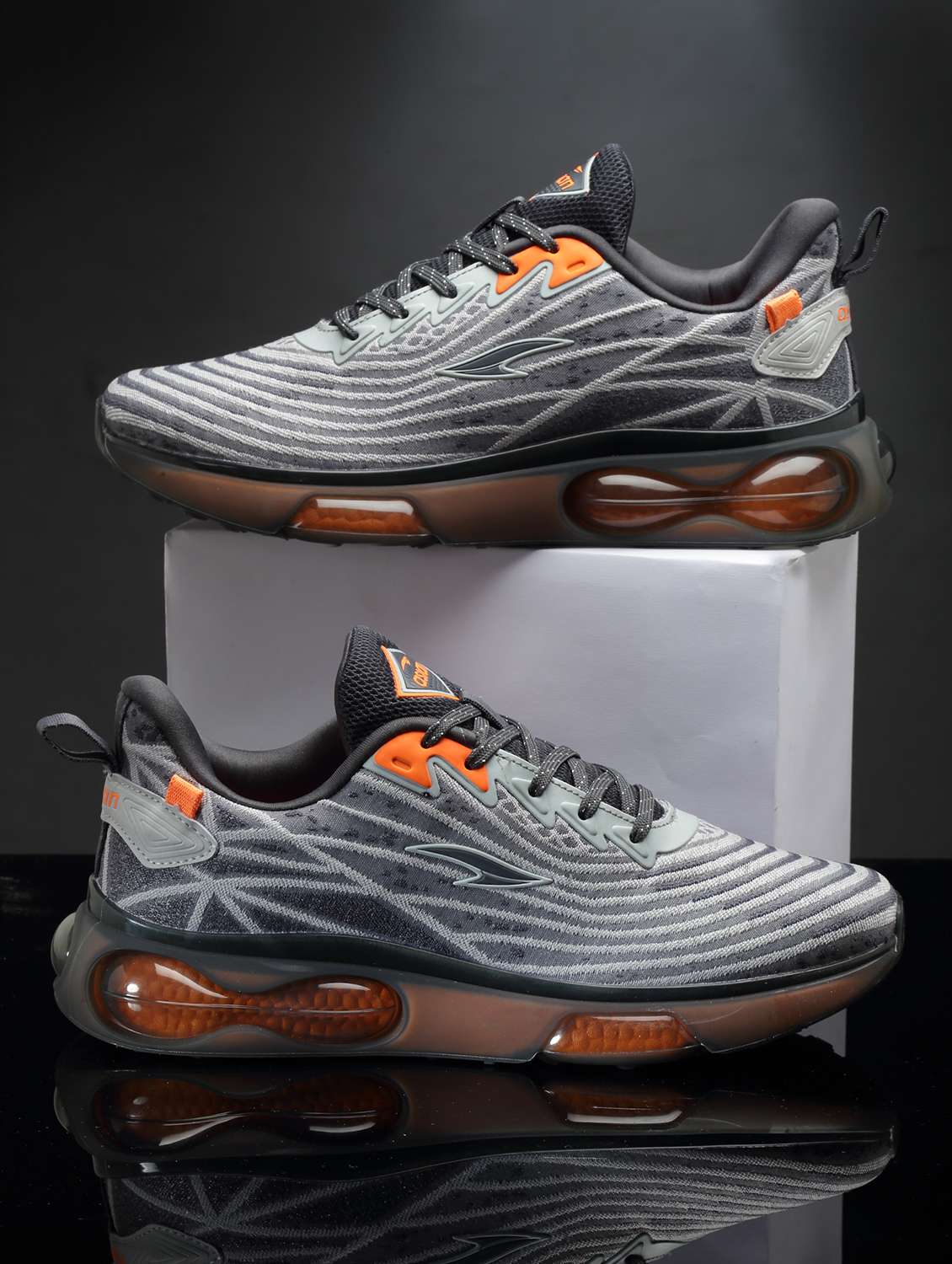 grey lace up sport shoe - 19946819 - Zoom Image - 0