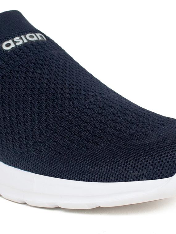 navy solid slipon - 19946848 - Standard Image - 5