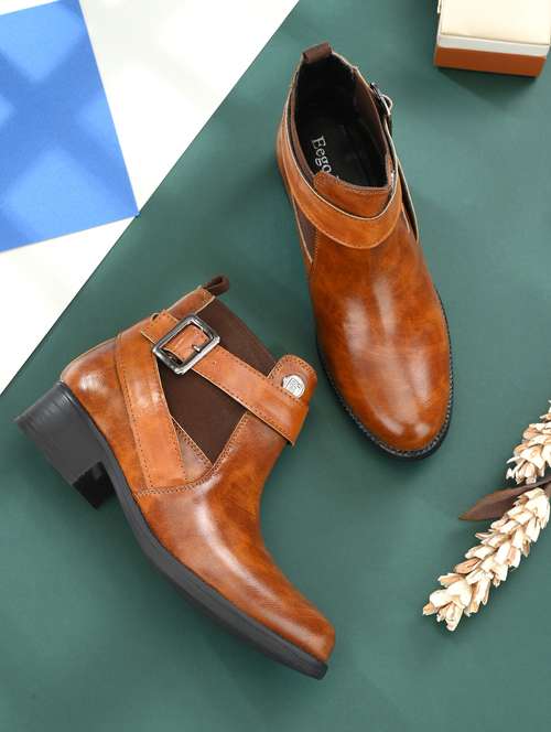 tan synthetic hightops boots - 19947020 -  Standard Image - 0