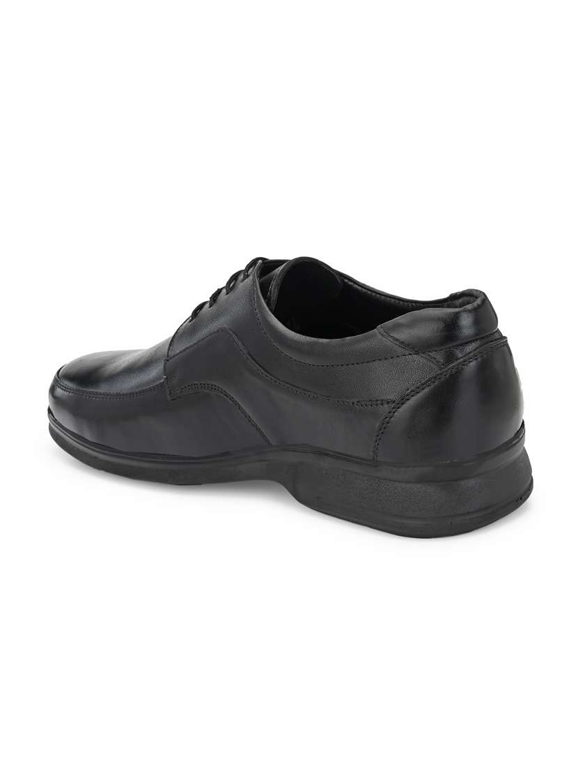 black leather lace up formal shoes - 19947230 -  Standard Image - 3