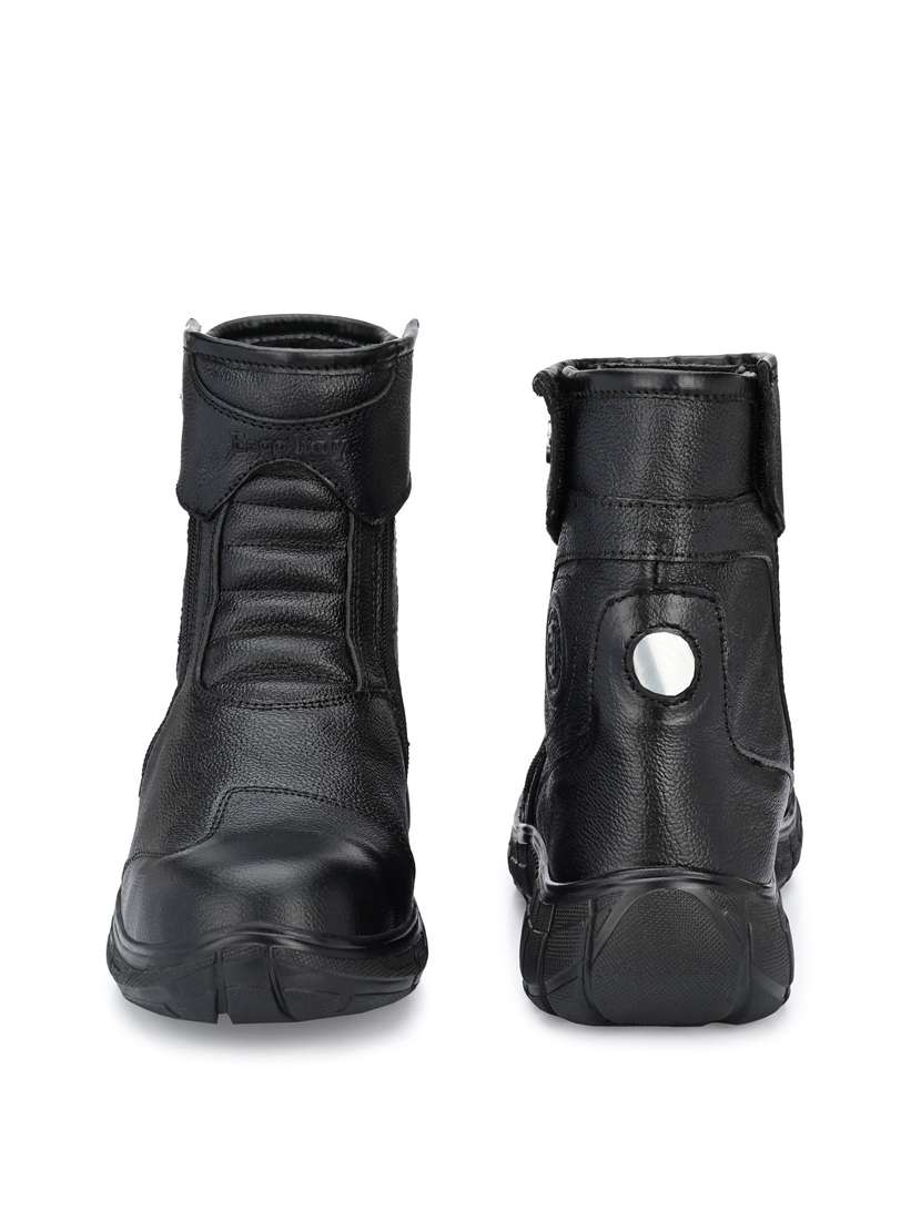 black leather hiking  boots - 19947321 -  Standard Image - 3