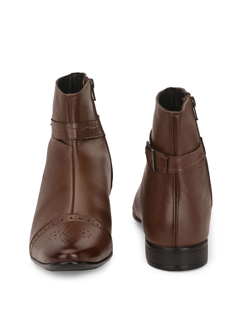 brown high ankle boot - 19947375 -  Standard Image - 3