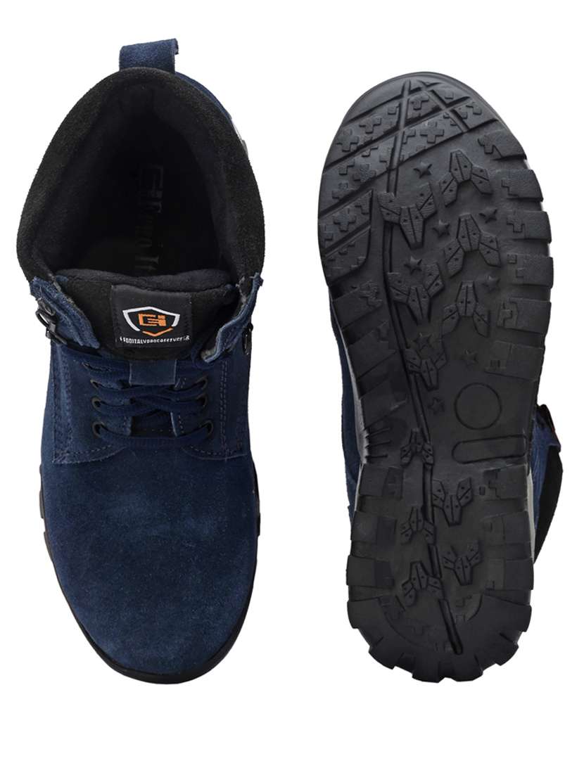 blue lace up high ankle boot - 19947396 -  Standard Image - 5