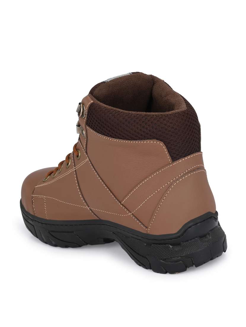 brown lace up hiking boot - 19947453 - Standard Image - 3