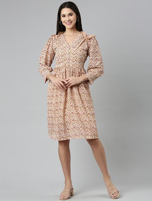 women's fit & flare checks dress - 19947727 -  Standard Image - 0