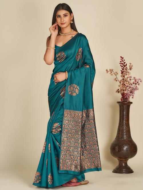 women's banarasi saree with blouse - 19947999 -  Standard Image - 0