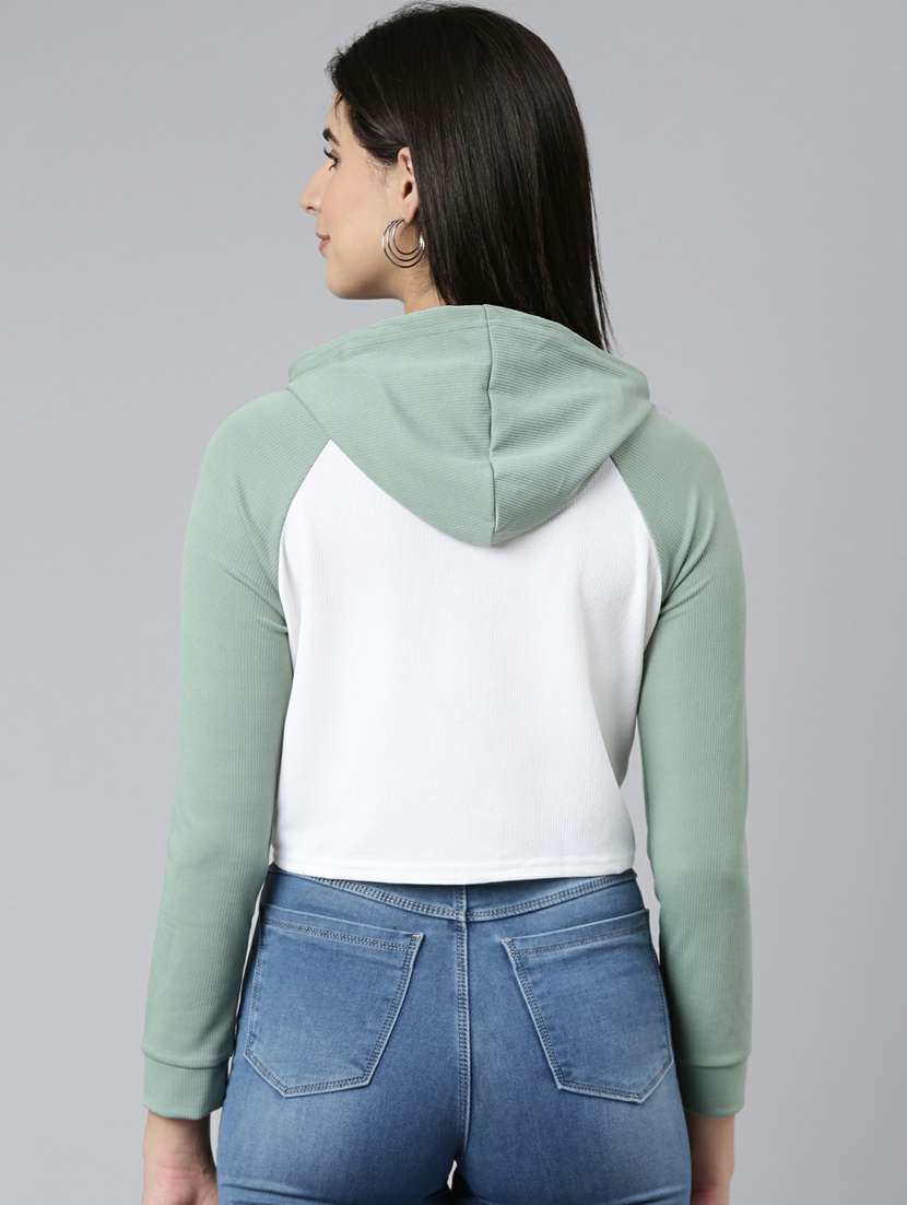 women's color block sweatshirt - 19948287 -  Standard Image - 3