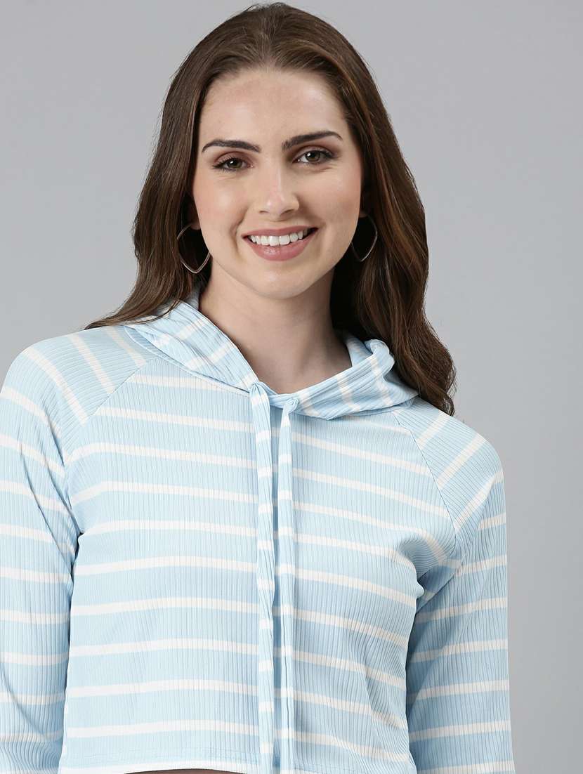 women's striped sweatshirt - 19948289 - Standard Image - 5