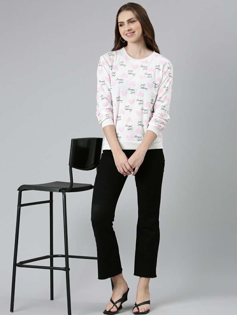 women's all over print sweatshirt - 19948295 - Standard Image - 3