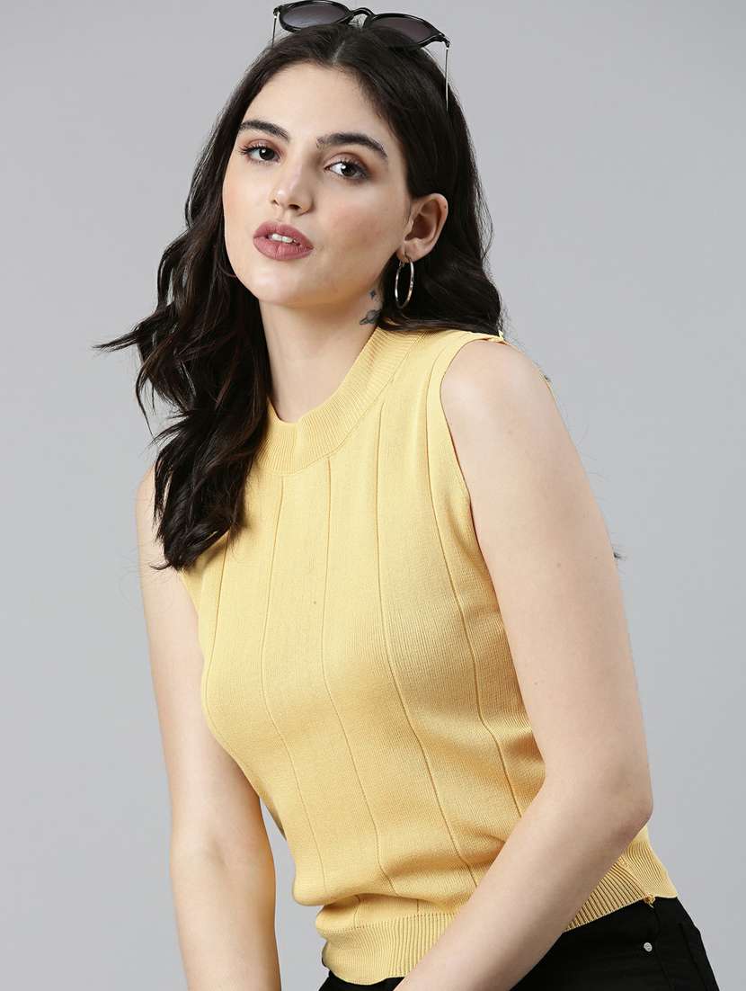 yellow acrylic regular top - 19948298 -  Standard Image - 5