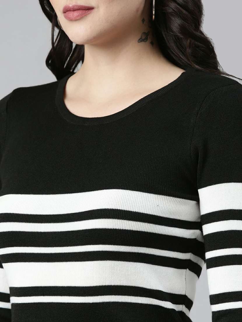 women's straight round neck top - 19948331 -  Standard Image - 5