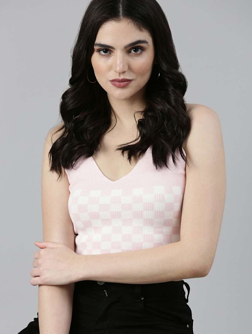 women's crop shoulder strap top - 19948398 -  Standard Image - 5