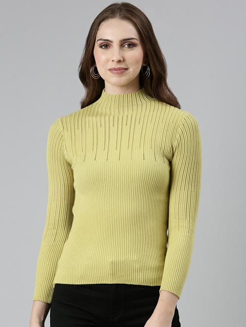 women's straight high neck top - 19948433 - Standard Image - 0