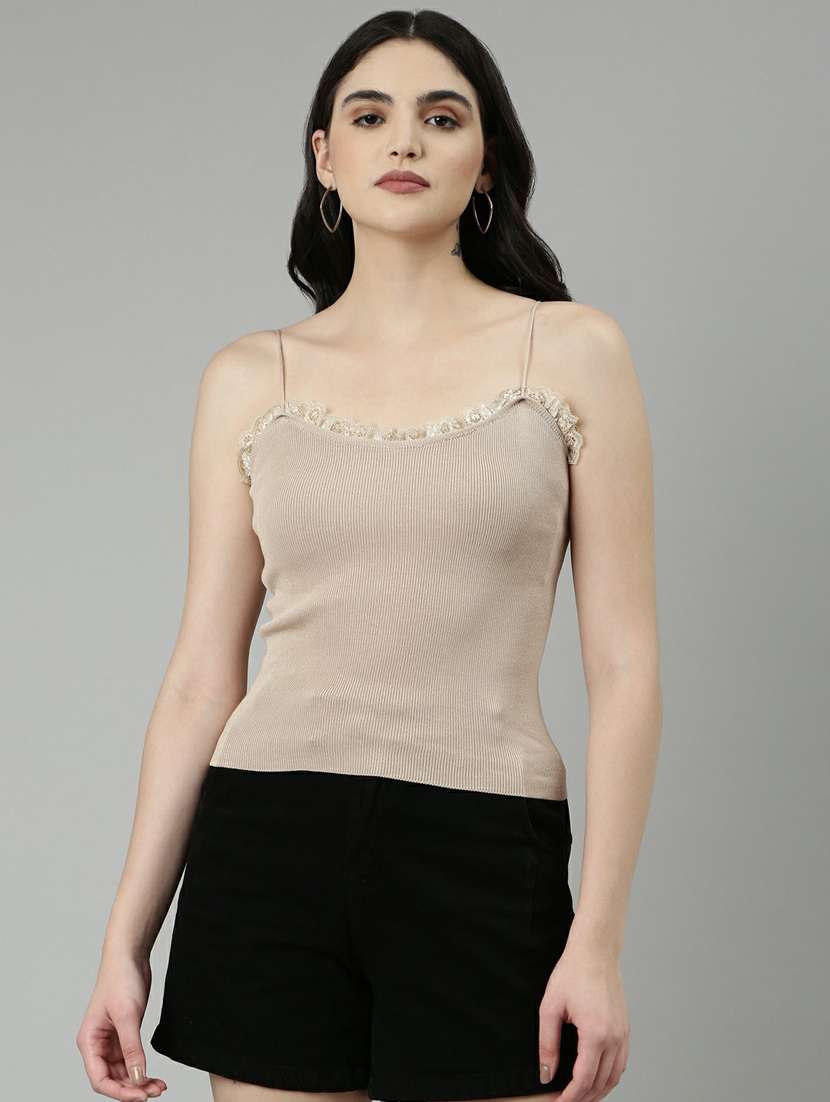 white acrylic tank  top