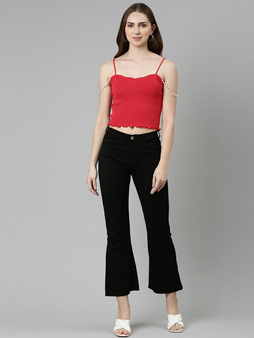 red acrylic tank top - 19948451 - Standard Image - 5