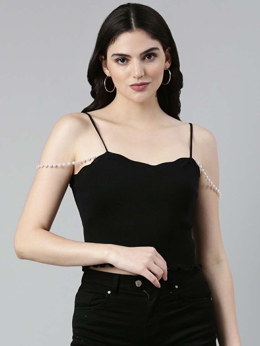 black acrylic tank  top