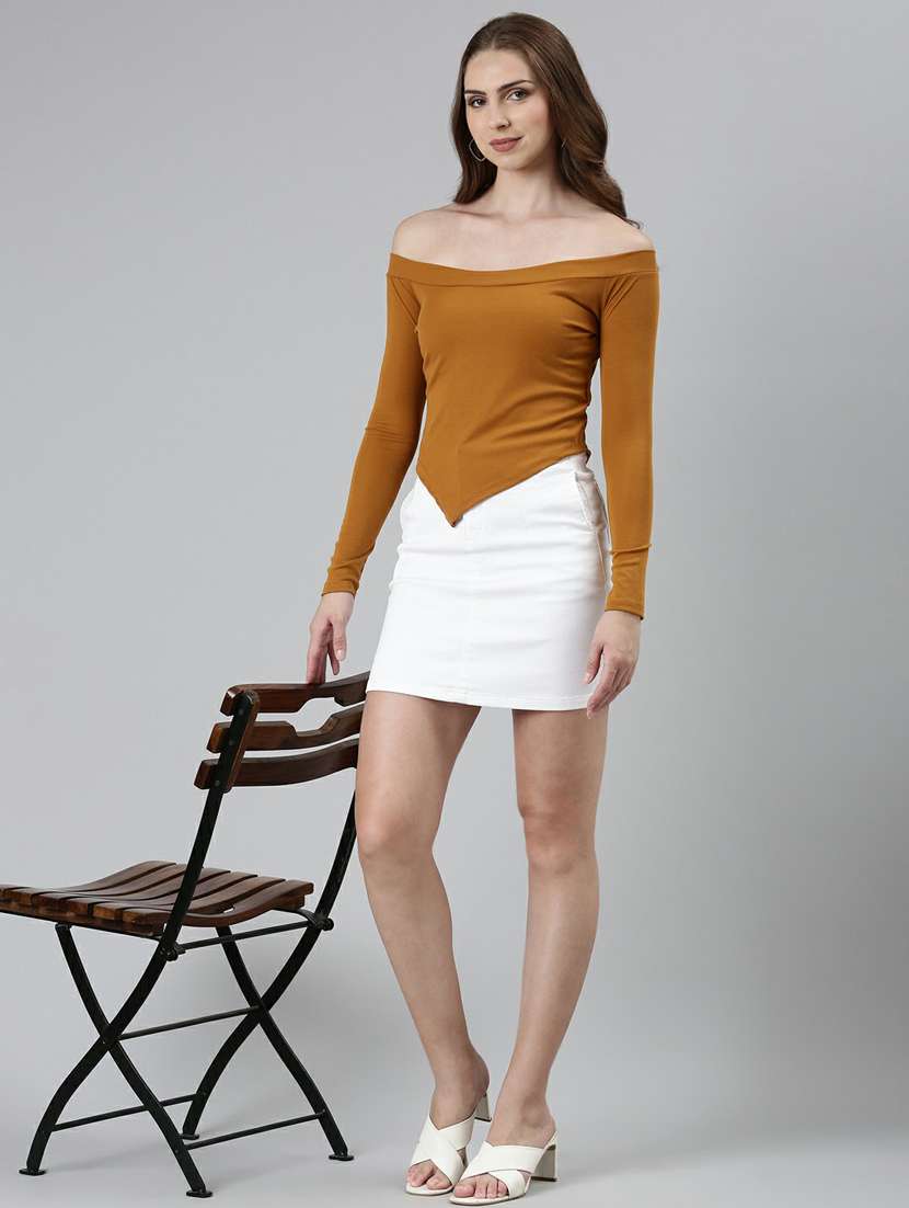 women's asymmetric off shoulder top - 19948578 -  Standard Image - 3