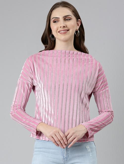 women's crop boat neck top - 19948580 -  Standard Image - 0