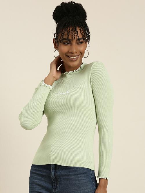 women's straight mock neck top - 19948647 - Standard Image - 0