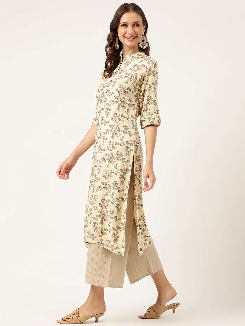 women's straight kurta - 19948919 -  Standard Image - 3