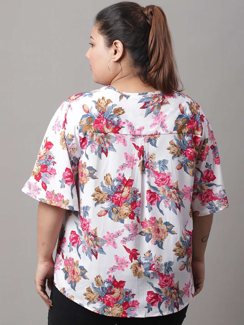 women printed regular top - 19950595 -  Standard Image - 3