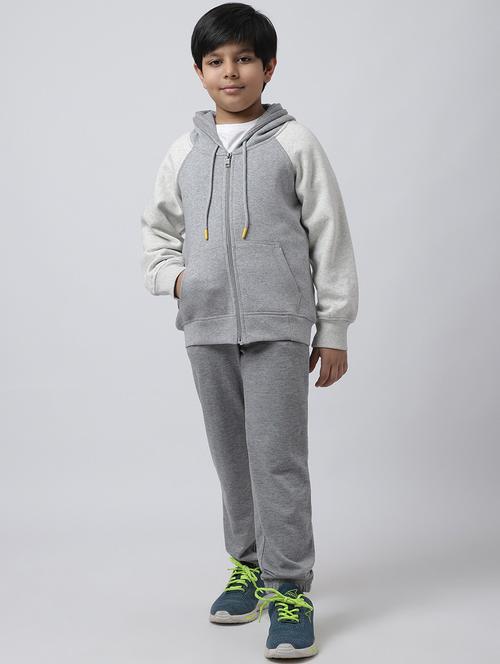 color blocked zip-up full length track wear - 19950612 - Standard Image - 0