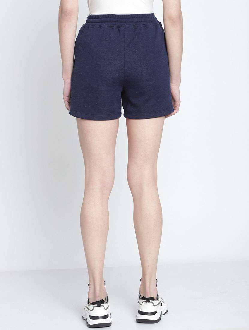 drawstring waist solid regular shorts - 19950658 -  Standard Image - 3