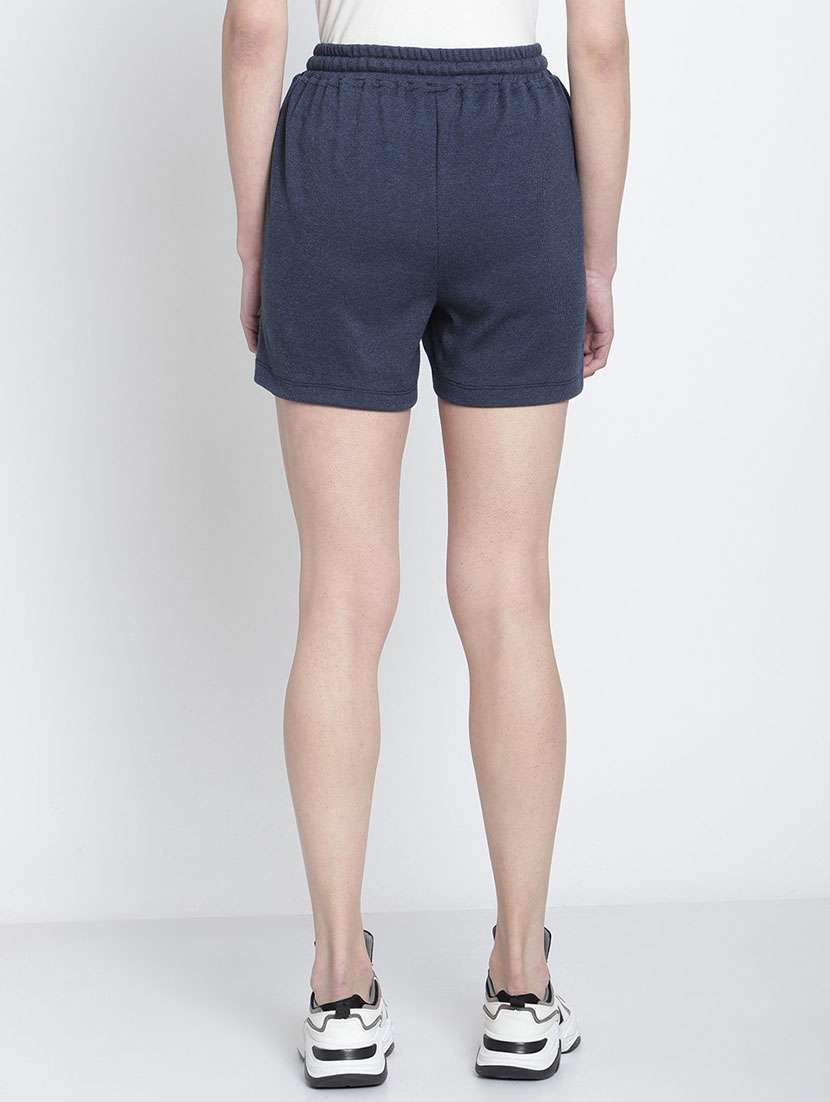 drawstring waist solid regular shorts - 19950661 -  Standard Image - 3
