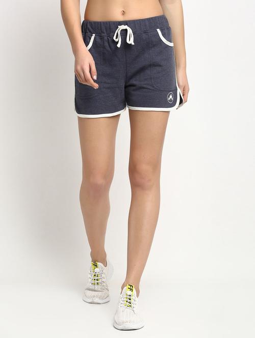 mid rise solid regular shorts - 19950702 -  Standard Image - 0