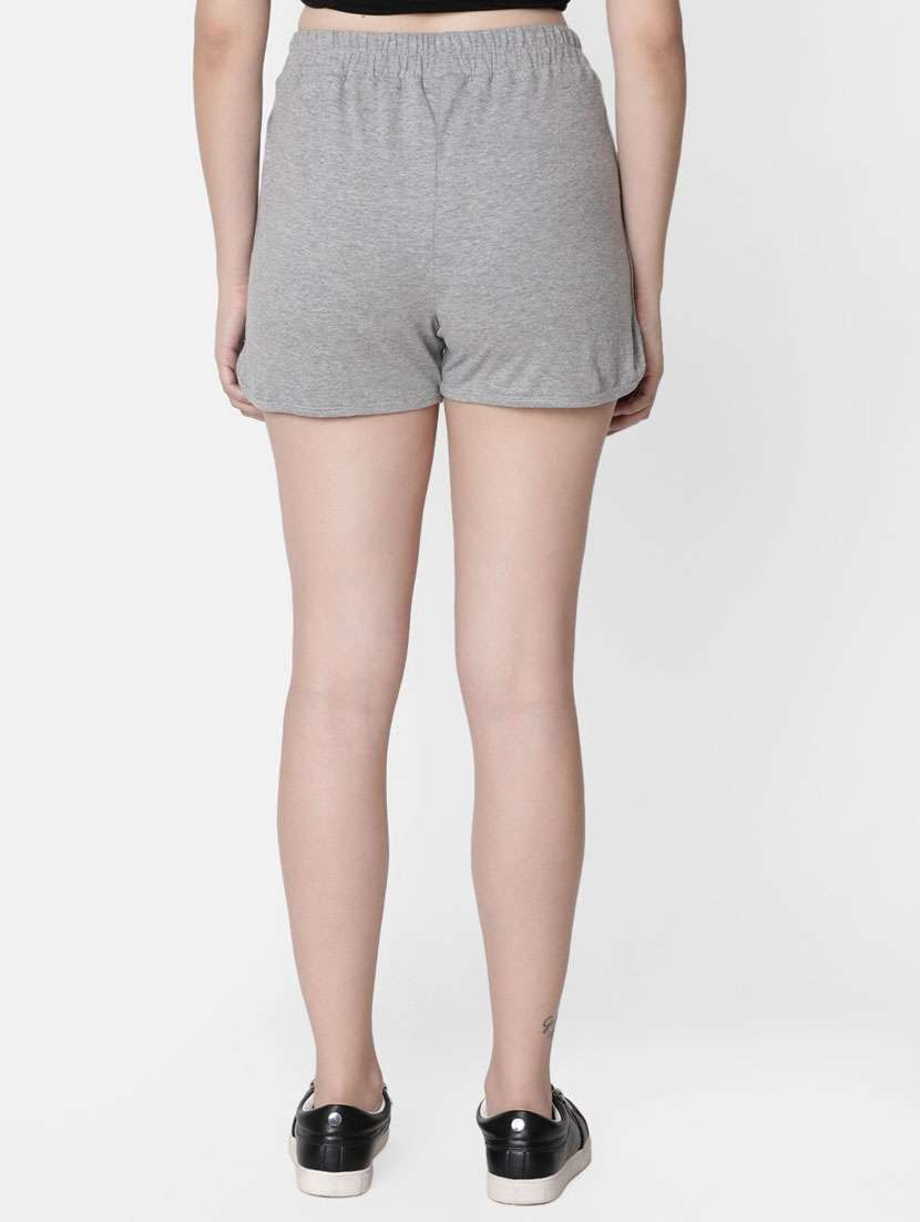 mid rise solid regular shorts - 19950712 -  Standard Image - 3
