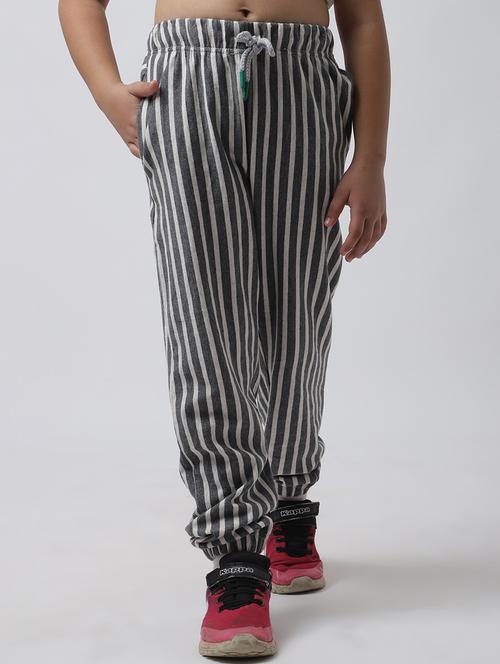girls striped cotton track pants - 19950797 -  Standard Image - 0