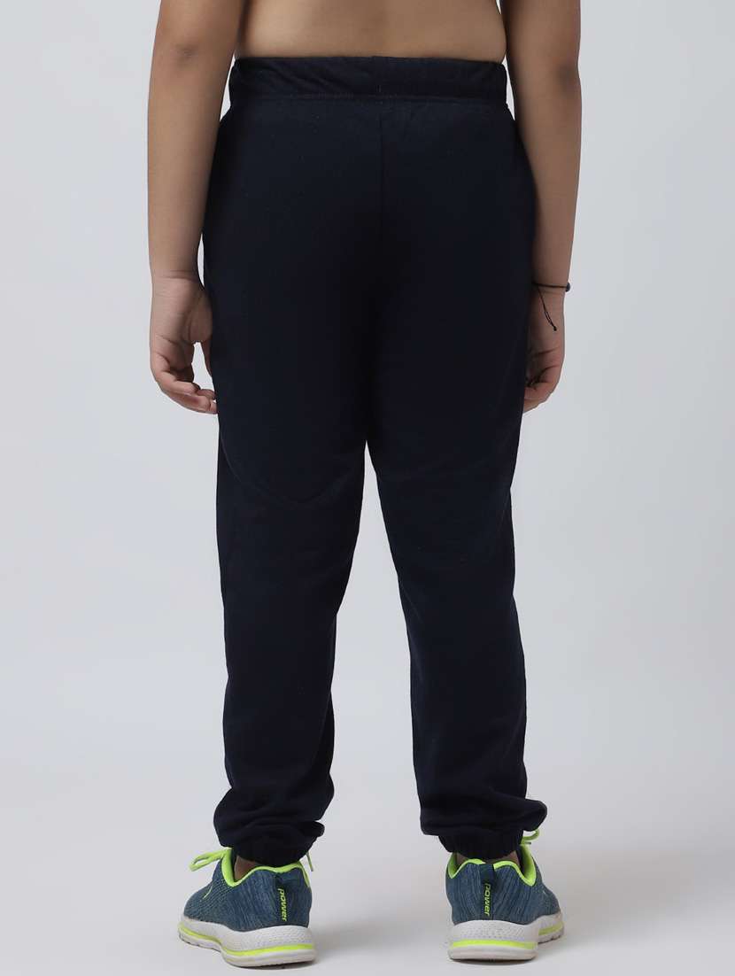 boys solid cotton track pants - 19950803 -  Standard Image - 3