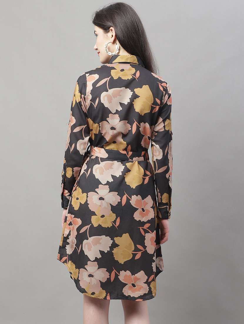 women's shirt floral dress - 19950822 -  Standard Image - 3