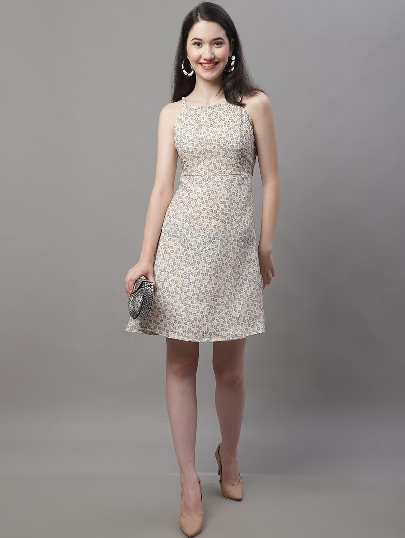women's fit & flare solid dress - 19950827 - Standard Image - 3